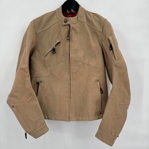 Roland Sands Lazy Boy Canvas Jacket Men's Size L Khaki-Green Biker Streetwear